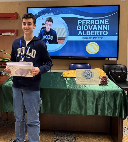 Primo classificato: Perrone Giovanni Alberto I.C. 